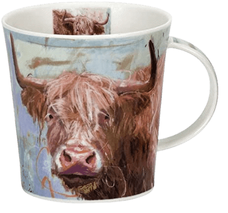 Bild von Dunoon Cairngorm Animals on Canvas Highland Cows